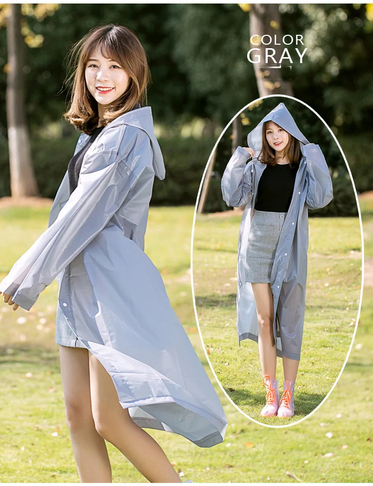 Outdoor raincoat Long windbreaker Thin coat | Спорт и развлечения