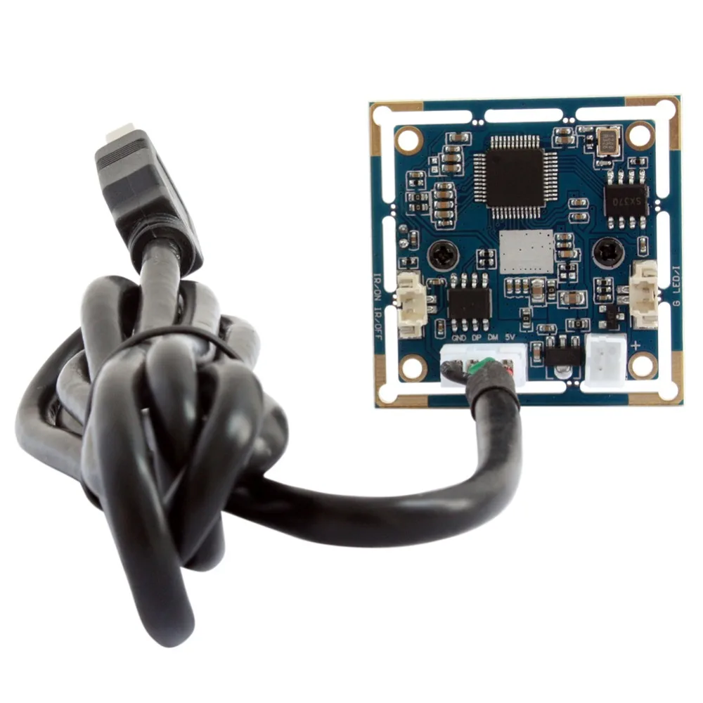 Датчик ELP HD CMOS OV9712 1 0 МП широкоугольная USB-камера модуль с объективом рыбий глаз на
