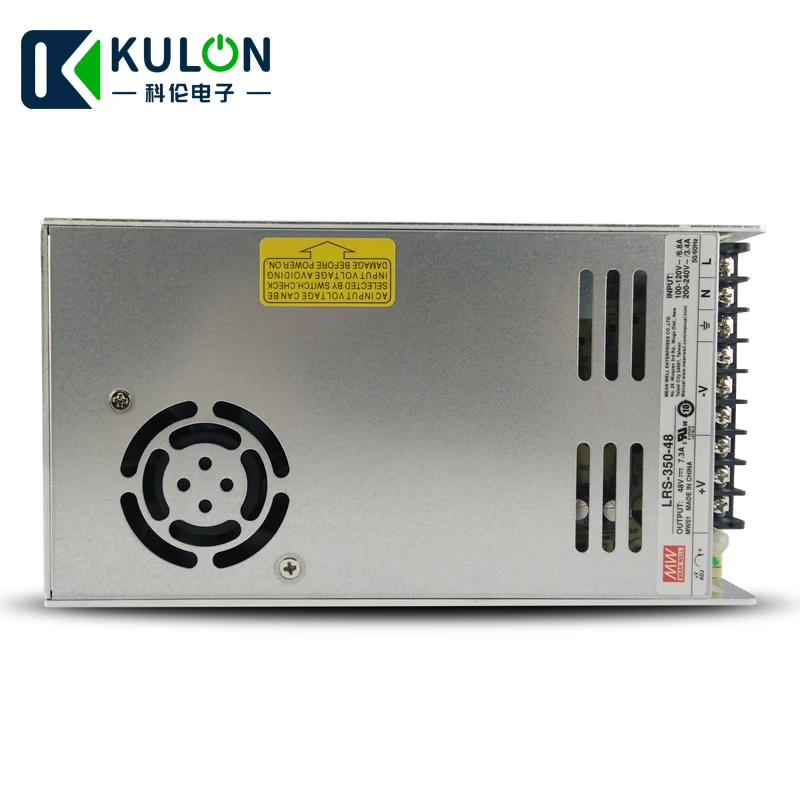 Оригинал MEAN WELL LRS 350 48 одинарный выход Вт а в источник питания meanwell UL CB CE 30 мм