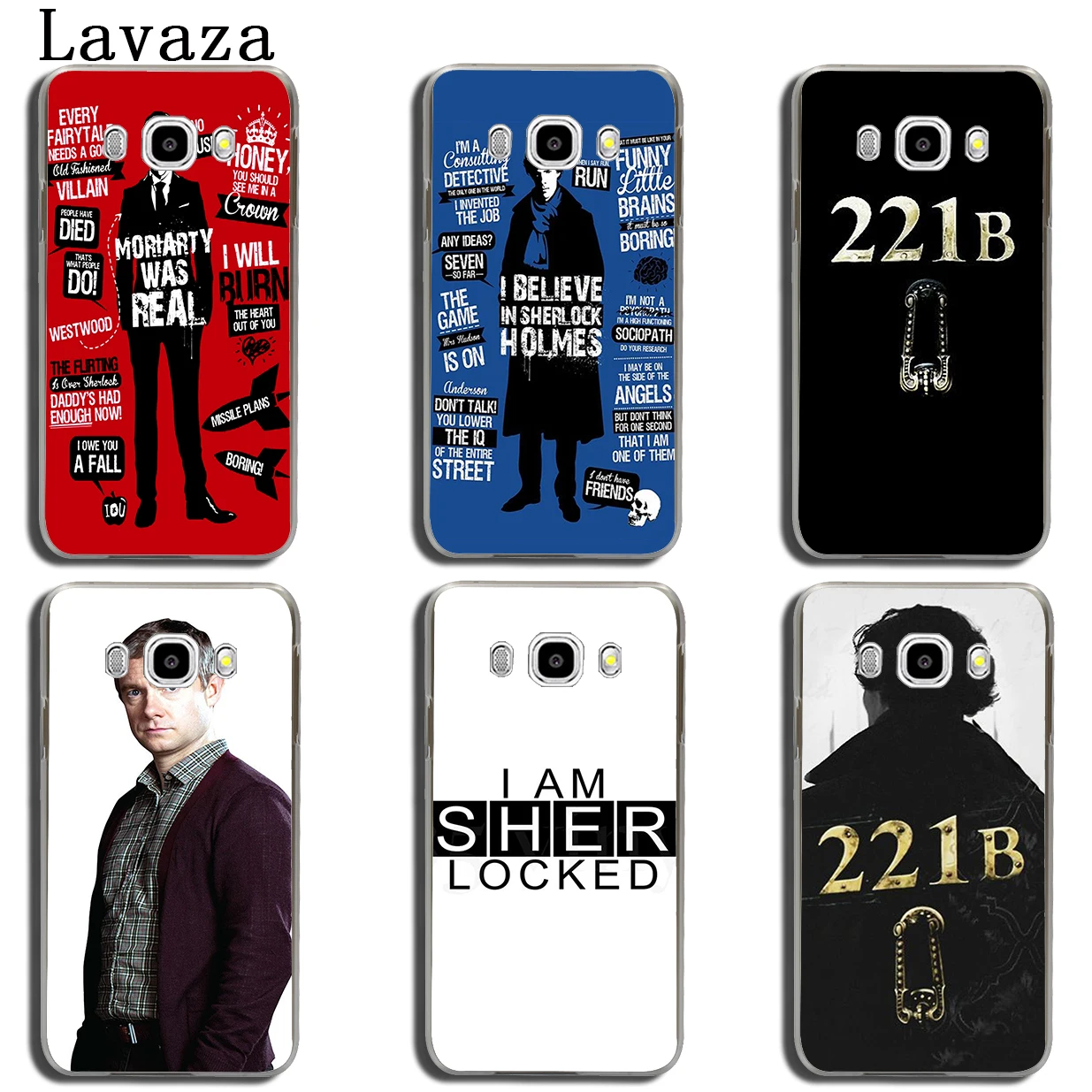 Твердый чехол для телефона Lavaza 221B Sherlock Holmes Samsung Galaxy J8 J7 Duo J6 J5 J4 Plus 2018 2017 2016 J2 J3 Prime 2015