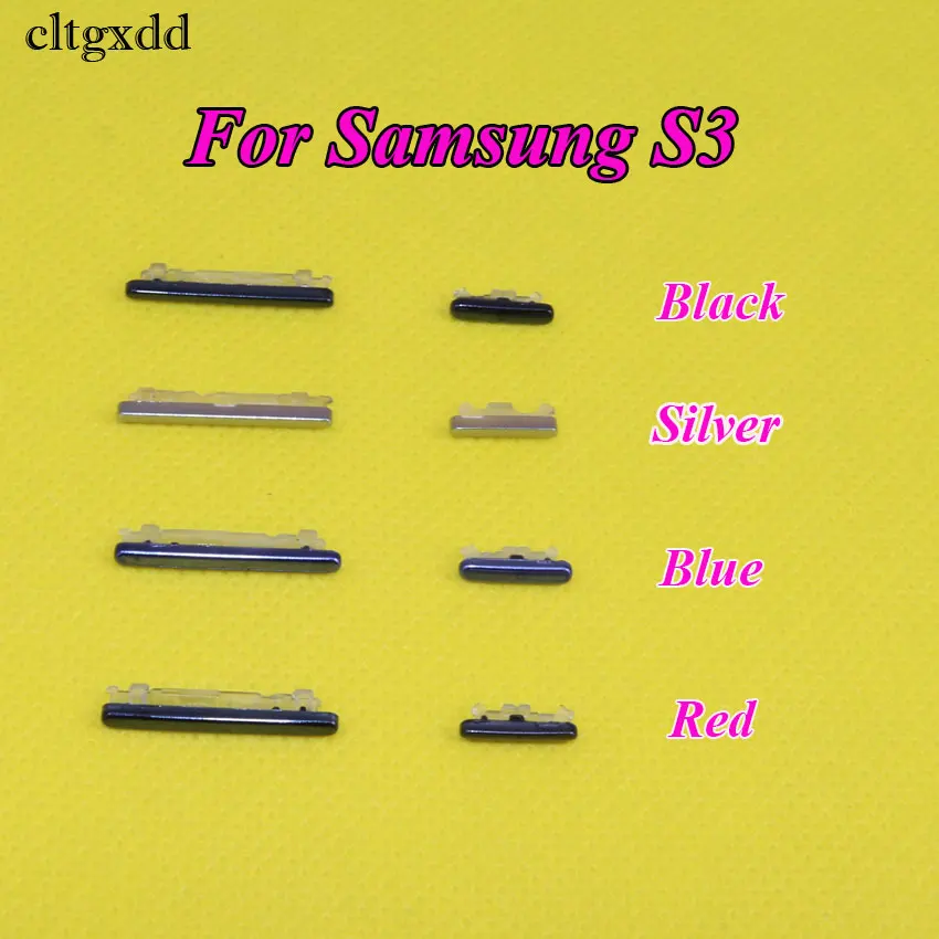 Cltgxdd 1 комплект для Samsung Galaxy S3 i9300 i9305 i535 i747 L710 T999 Боковая кнопка громкости Кнопка