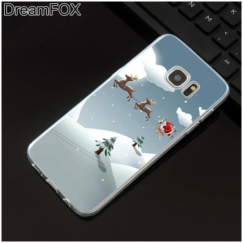 DREAMFOX M316 Christmas Soft TPU Silicone Case Cover For Samsung Galaxy Note S 7 8 9 10 10e 11 11e Lite Edge Plus |