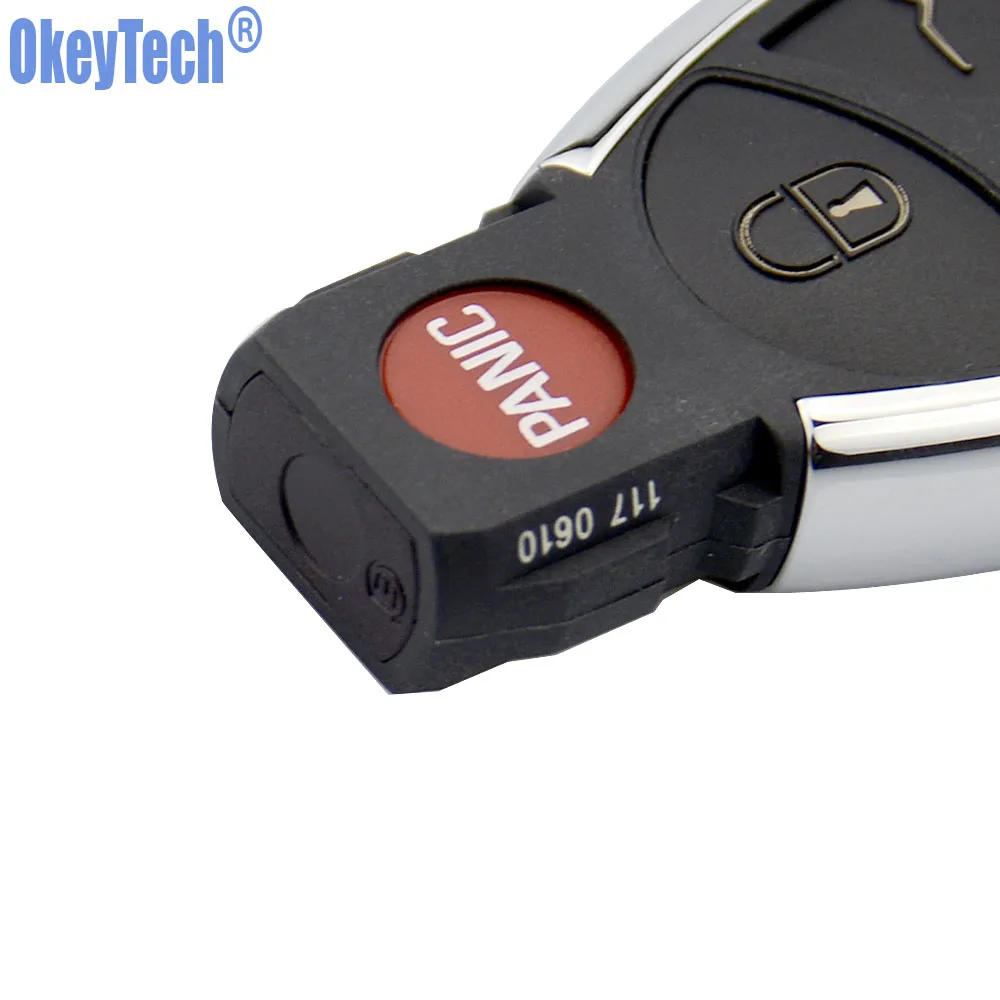OkeyTech 4 кнопки новый стиль усовершенствованный корпус для ключей Fob чехол Mercedes Benz