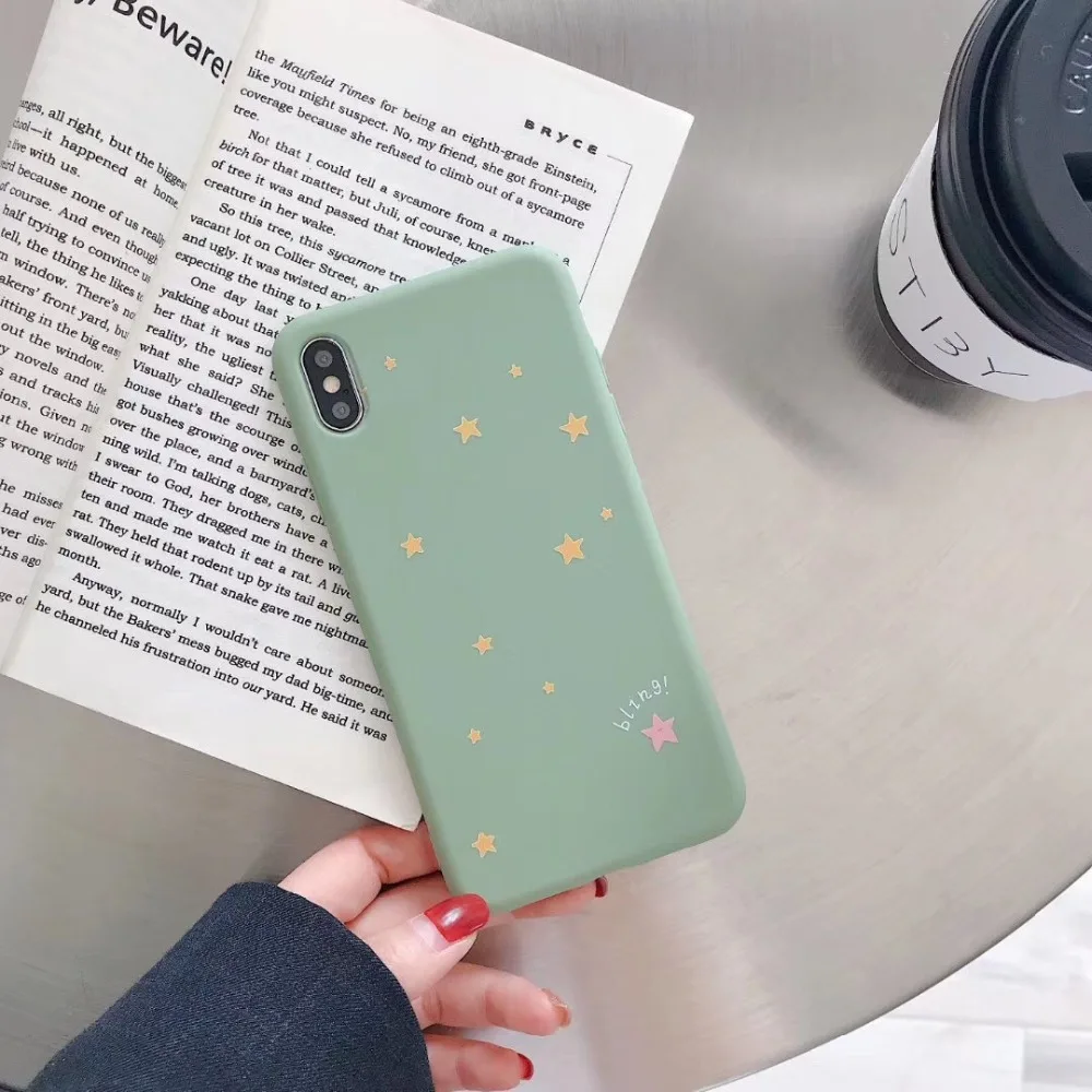 Матовые чехлы для телефонов iphone X XR XS Max мультяшная плюшевая собака мягкий ТПУ