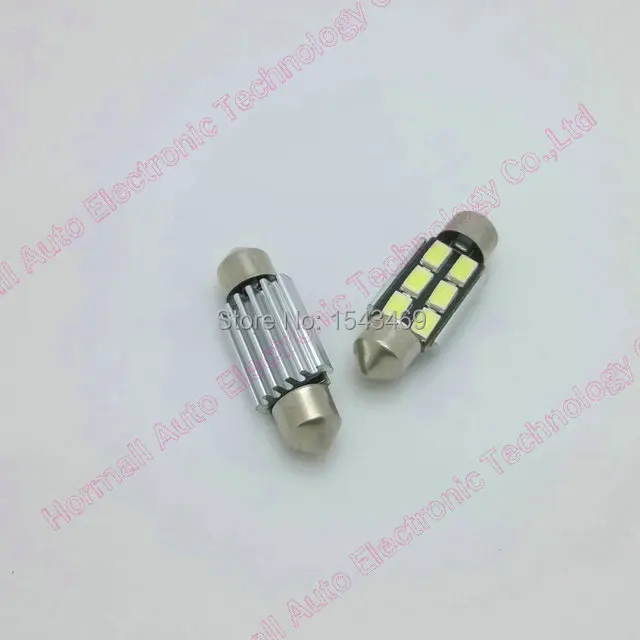 20 шт. * белый/голубой лед 36 мм 31 39 42 Festoon Dome 6 SMD 5730 светодиодный светильник CANBUS без