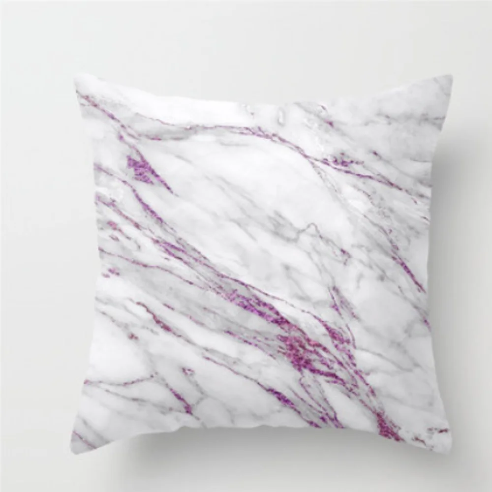 Peach Velvet Marble Throw Pillow Cover Square Bolster Cushion Home Office Box Case Living Room | Дом и сад