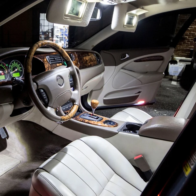 9x светодиодный интерьер посылка внутренний светильник комплект ошибок для Jaguar