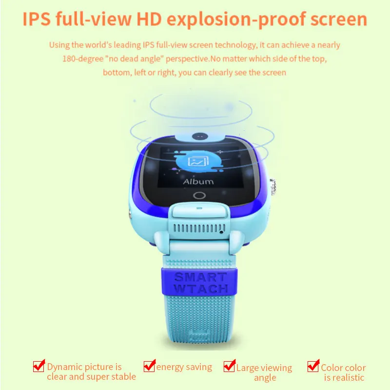 2019 Новые смарт часы Дети IP67 ips экран SOS Вызов телефон ребенок gps SeTracker Анти потери