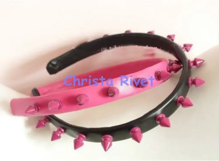 50шт 8*13мм Готические кожаные заклепки из металла панк-рок краска цветные шипы и заклепки для одежды DIY Remaches Para Cuero on.