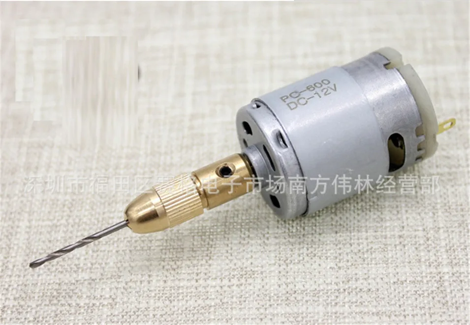 Электродвигатель постоянного тока 12 В сверлильный станок с 6 шт 0 5-3 мм маленькая