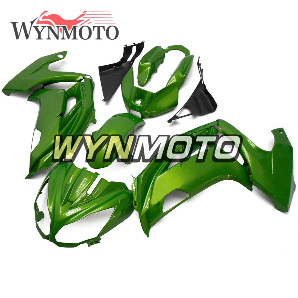 

Full ABS Plastics Fairings For Kawasaki ER-6F 2012 2013 2014 2015 ER6F Ninja 650r 12-15 Motorcycle Fairing Kit Green Cowlings