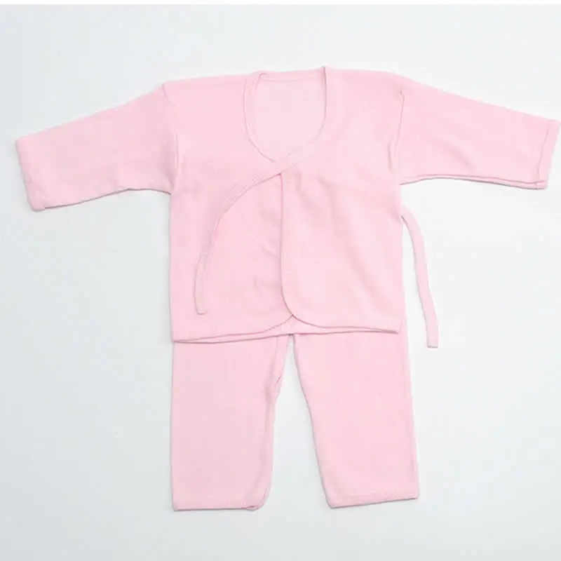 Одежда для новорожденных комплекты малышей Лидер продаж чесаный хлопок Комплект