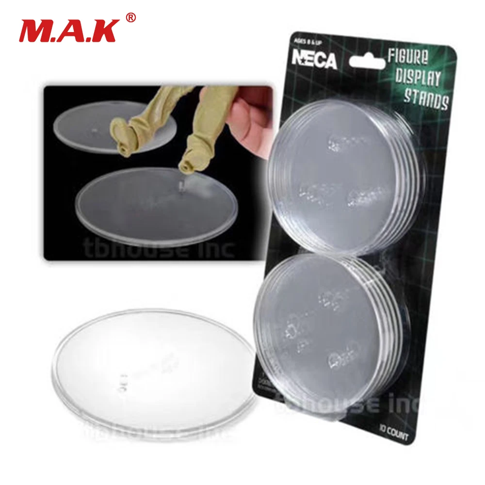 10 шт./компл. NECA прозрачная подставка из ПВХ для фигурок кукол размером от 6 до 8