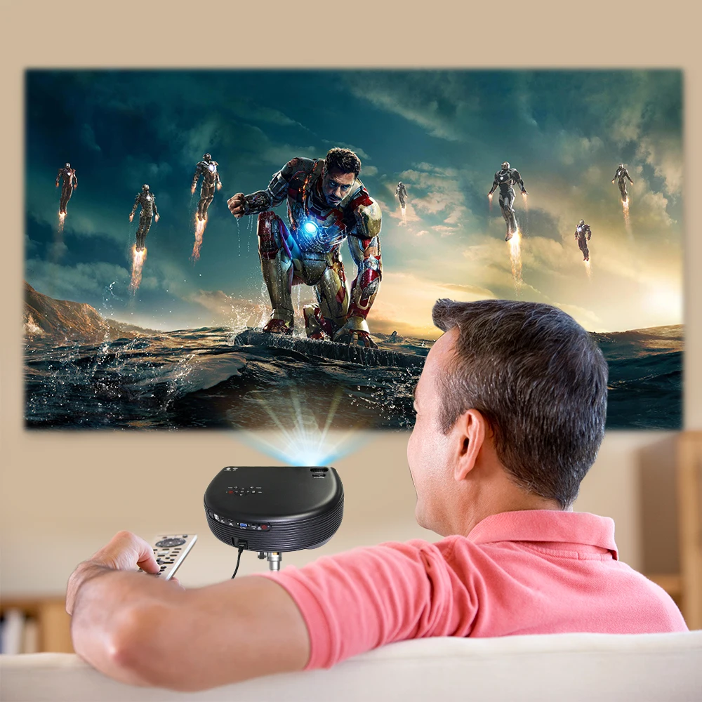 ALSTON CL760 Full HD lcd светодиодный проектор 3200 люмен 1080P Видеоигры ТВ домашний кинотеатр проектор Кино проектор SD AV USB HDMI