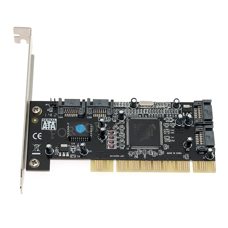4 порта SATA 1 0 карты PCI адаптер чип Silicon SIL3114 | Компьютеры и офис