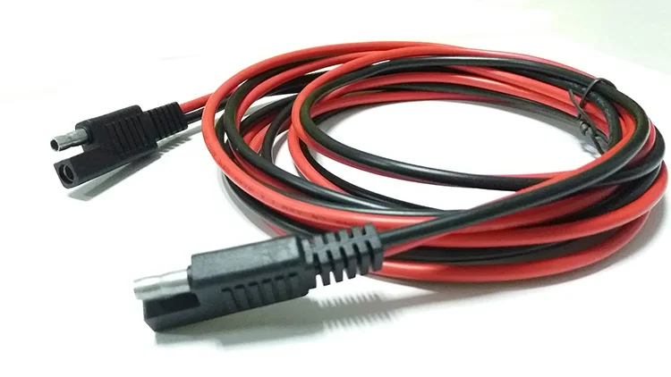 8 Feet SAE to Plug Quick Connector 20A/1015/14AWG Copper Cord Extension Power Cable for Automobile Car Washer Inflator Pump | Автомобили и