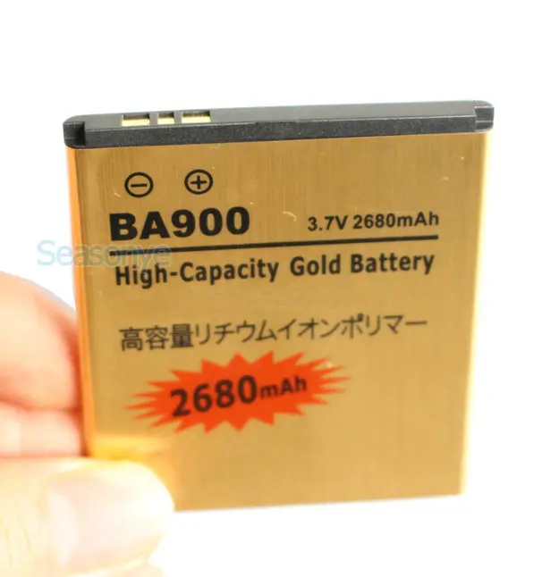 Seasonye 2680mAh BA900 золотистый сменный аккумулятор + универсальное зарядное устройство