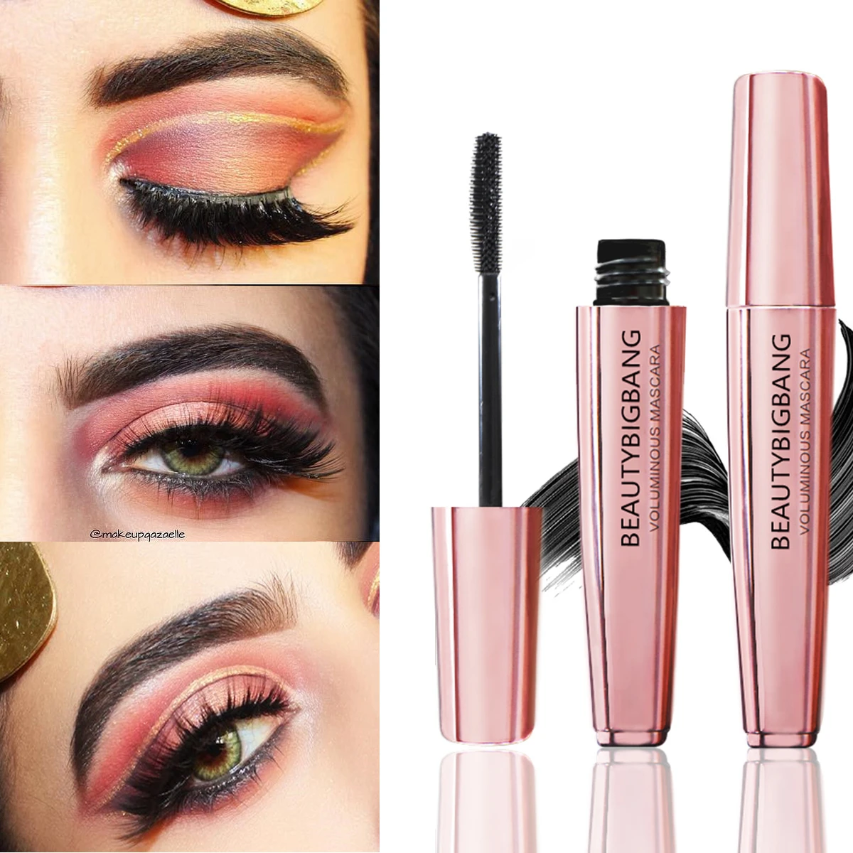 BEAUTYBIGBANG макияж глаз Водостойкая тушь для завивки густой черный объем Накладные