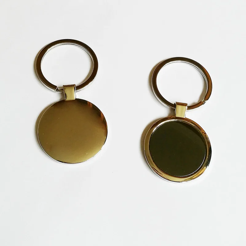 Металлические брелки для ключей из вольфрамовой стали пустые металлические