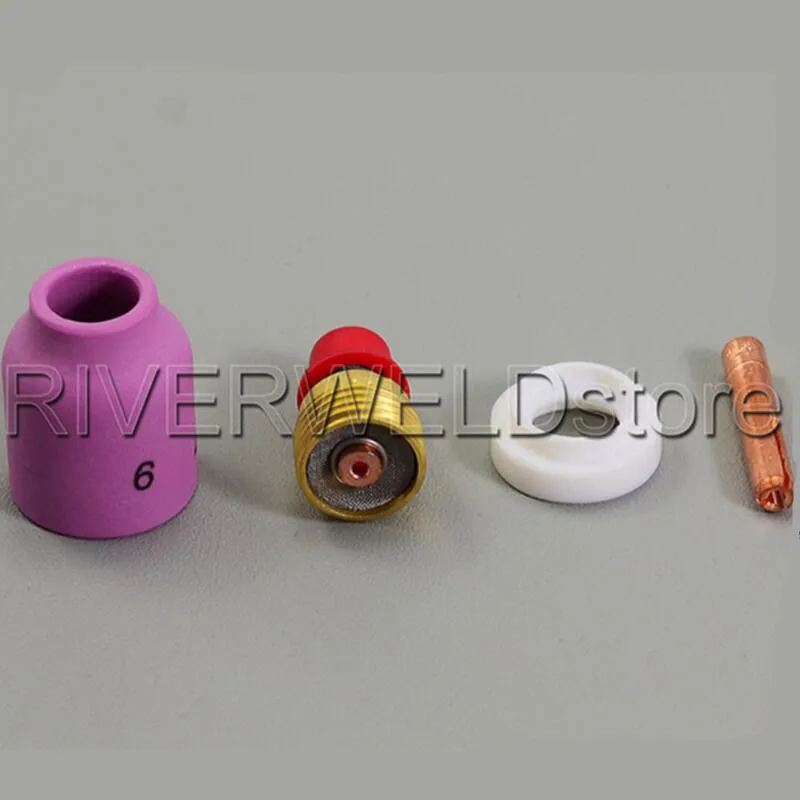 Комплект насадок на газовую линзу TIG 1/16 &quot45V43 13N22 598882 Fit сварочный фонарь