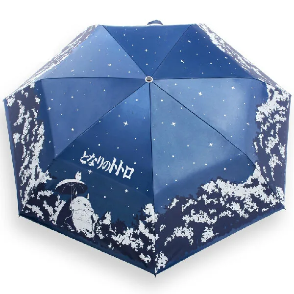 Ультралегкий ночник с отражающим эффектом простой симпатичный Зонт Тоторо