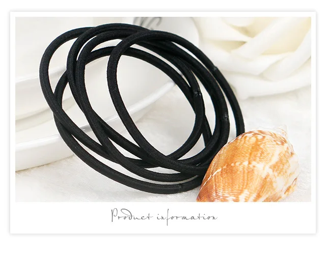 1 шт./компл. черная эластичная Женская резинка для волос|elastic hairband|hairbands for girlsfor hair