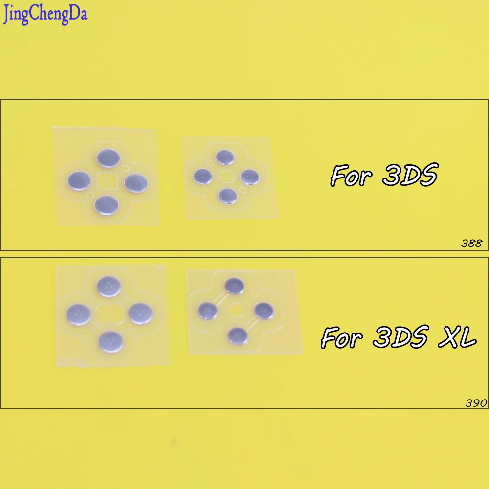 

JCD For 3DS Cross Keys ABXY Key Button membrane Button stickers conducting strip Repair Part For 3DS XL