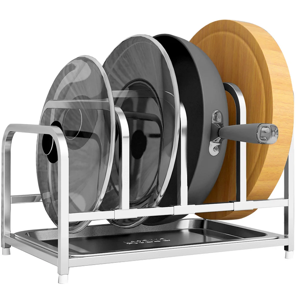 304 Телескопический стеллаж для горшков из нержавеющей стали крышка сидения