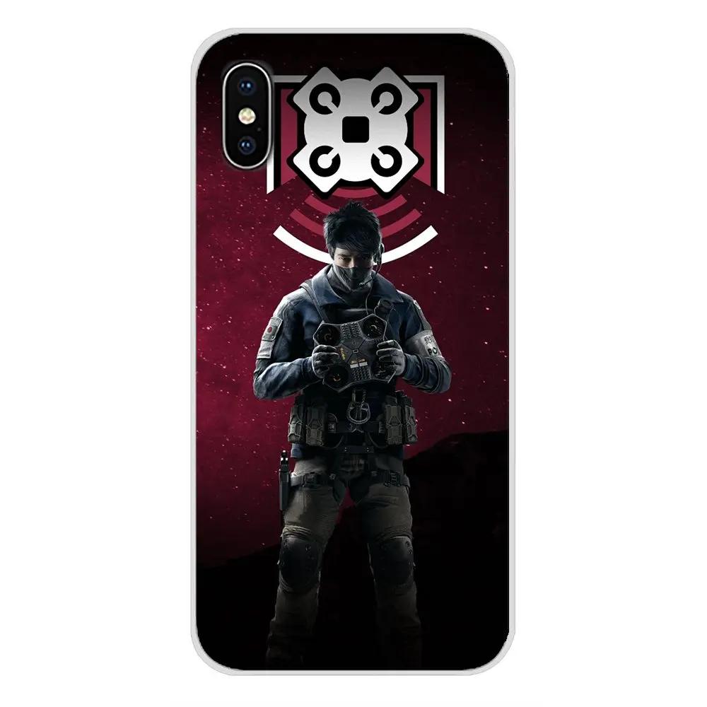 Аксессуары для телефона с логотипом Rainbow Six siege чехлы телефонов Xiaomi Mi6 A1 5X 6X Redmi Note 5