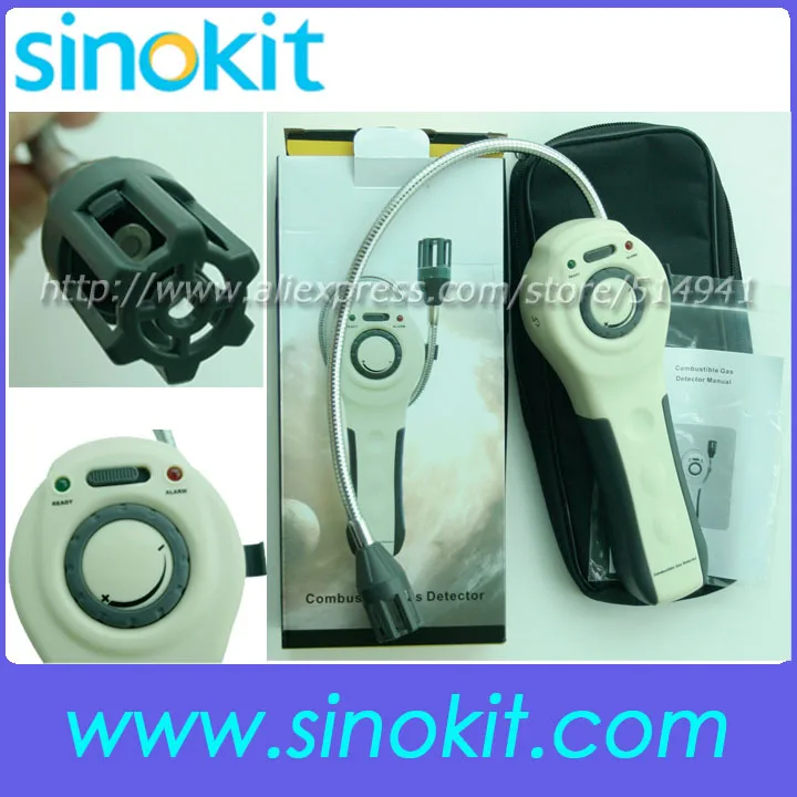

LED indication 16inch Sensor 50ppm Methane Combustible Gas Detector SK8800A