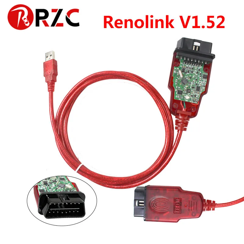 Renolink OBD2 forRenault новейший Программист ECU V1.52 CD Программное обеспечение кодирование