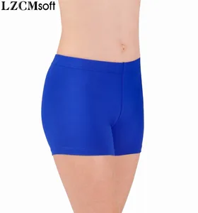 Шорты детские танцевальные черные со средней талией, 22 цвета