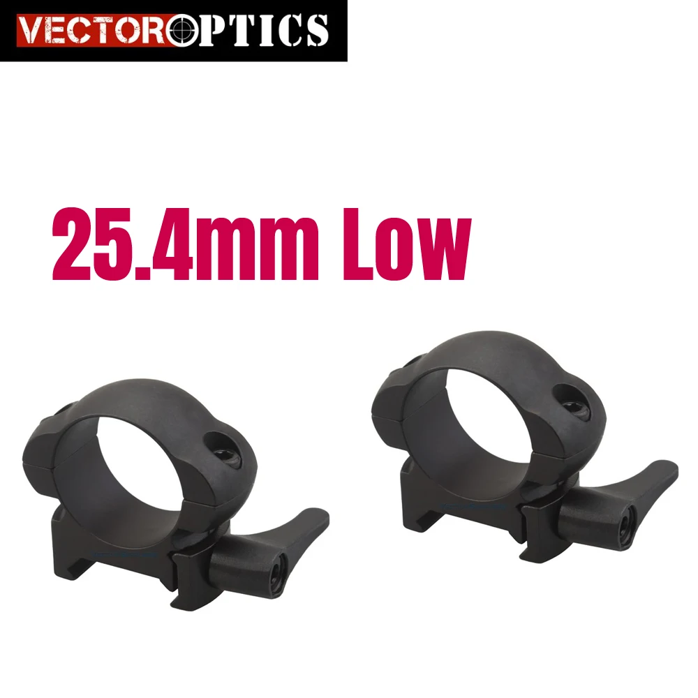 Vector Optics 25 4 мм 1 дюйм прецизионные стальные быстросъемные кольца для Вивера