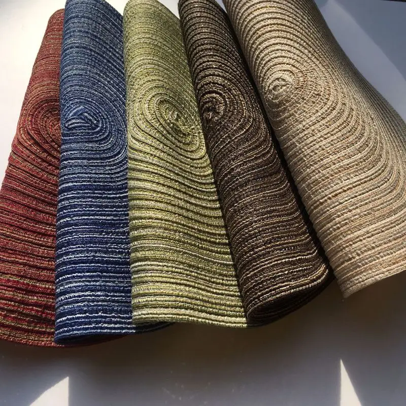 1 шт. круглый дизайн изоляционный коврик одноцветные салфетки льняные