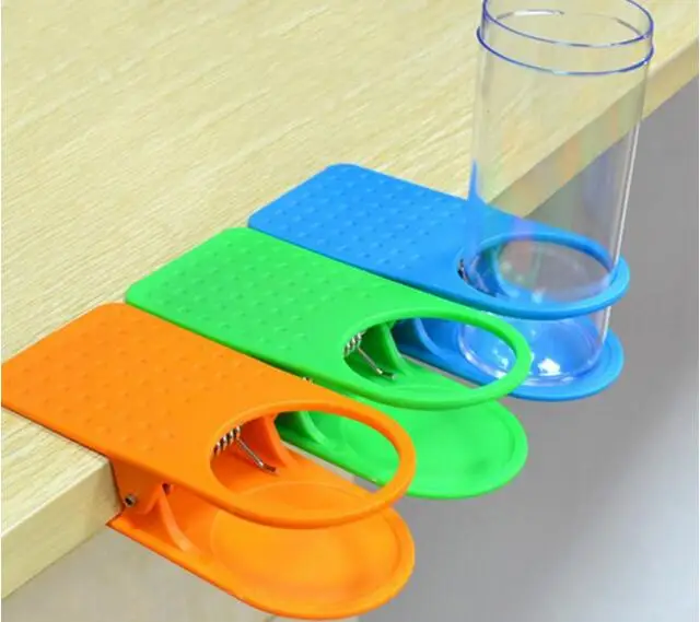 2016 Новинка Офис напиток Пластик чашки Кофе Настольный держатель зажим подставка