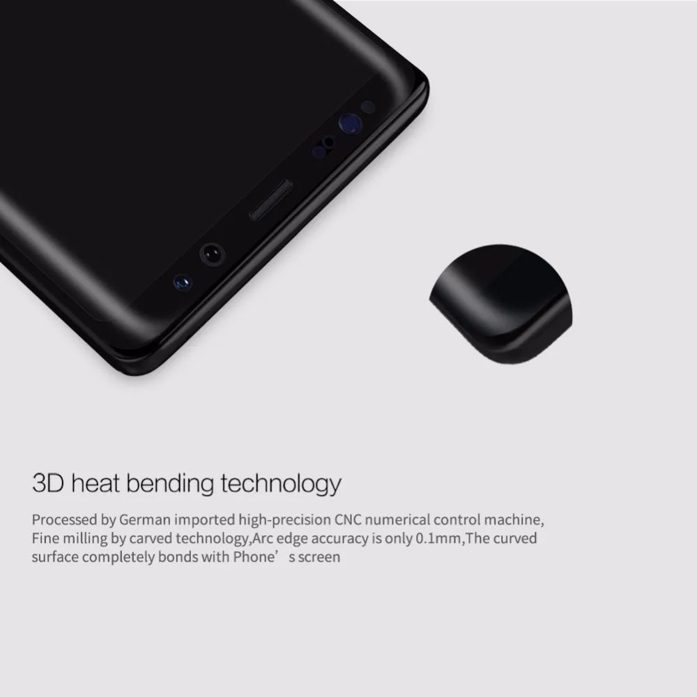 Nillkin Защитная пленка для Samsung Galaxy Note 8 полное покрытие CP + Max 3D тонкая из закаленного