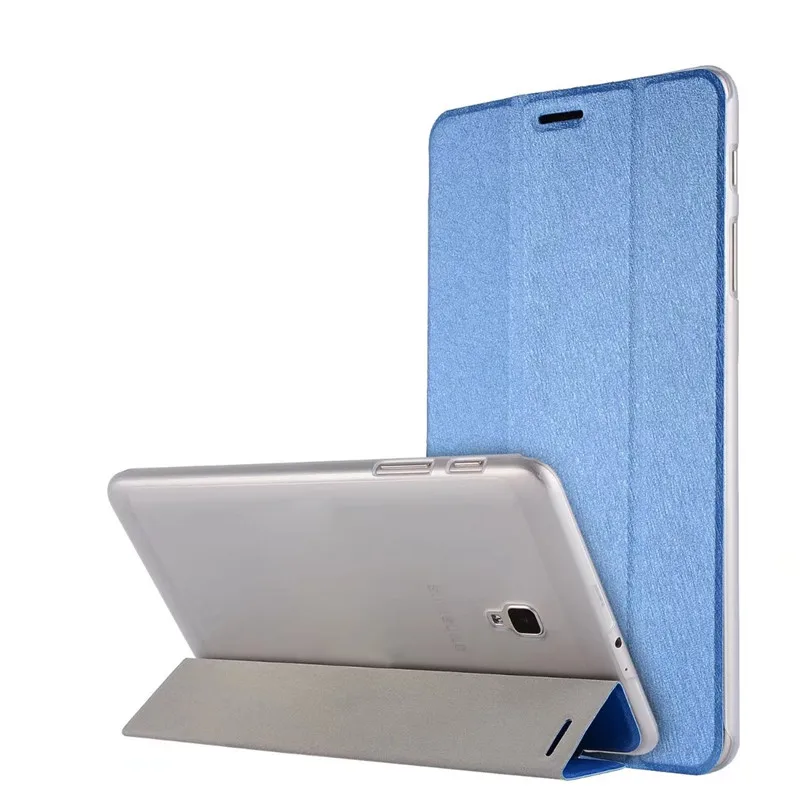 Чехол для Samsung Galaxy Tab A 8 0 тонкий умный чехол подставка из искусственной кожи