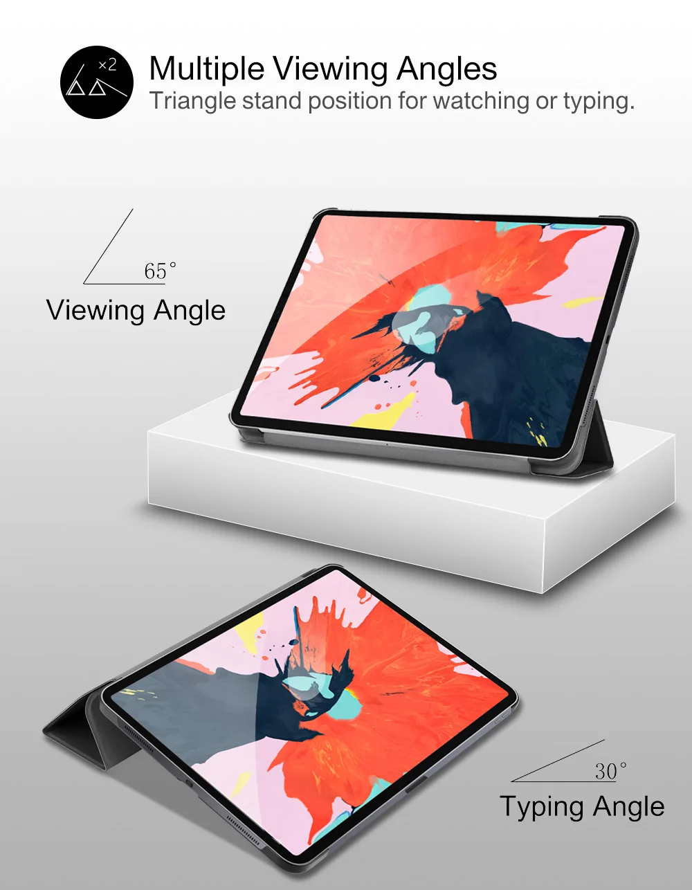 Чехол для планшета для ipad pro 11, однотонный чехол из ТПУ, чехол для нового ipad pro 11 с держателем для карандашей, Смарт, трехслойная подставка