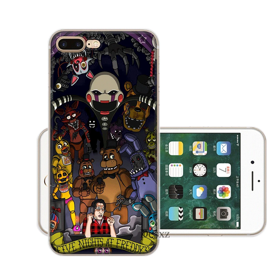 Чехол для телефона Жесткий iPhone 11 Pro X XR XS Max 6 6s 7 8 Plus 5 5s SE чехол Фредди пять ночей |