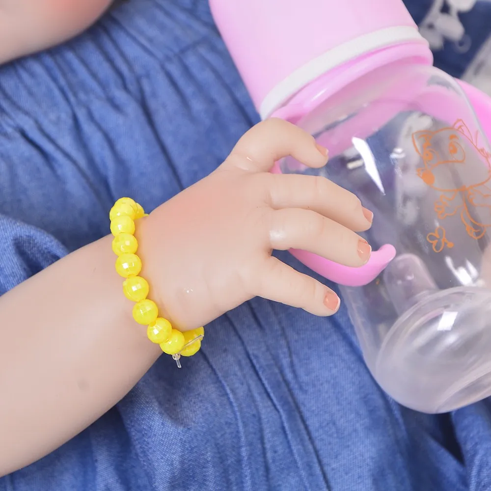 Кукла Reborn Baby Bebes 57 см силиконовые реалистичные куклы ручной работы