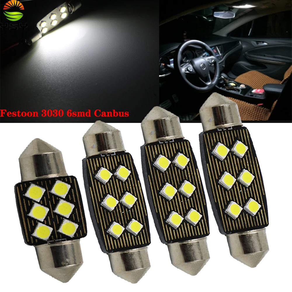 Y 30X высокое качество 31/36/39/41 мм C5W C10W супер яркий 3030 SMD Автомобильный светодиодный