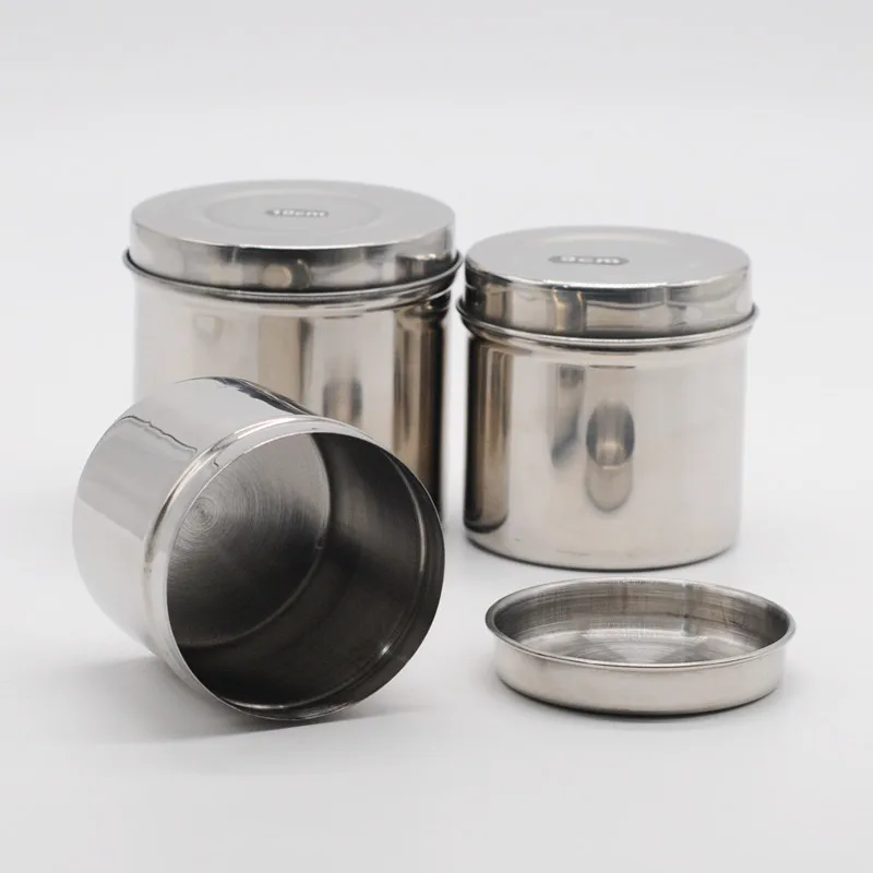 Держатель банки для тампонов из нержавеющей стали и хлопковой марли диспенсер