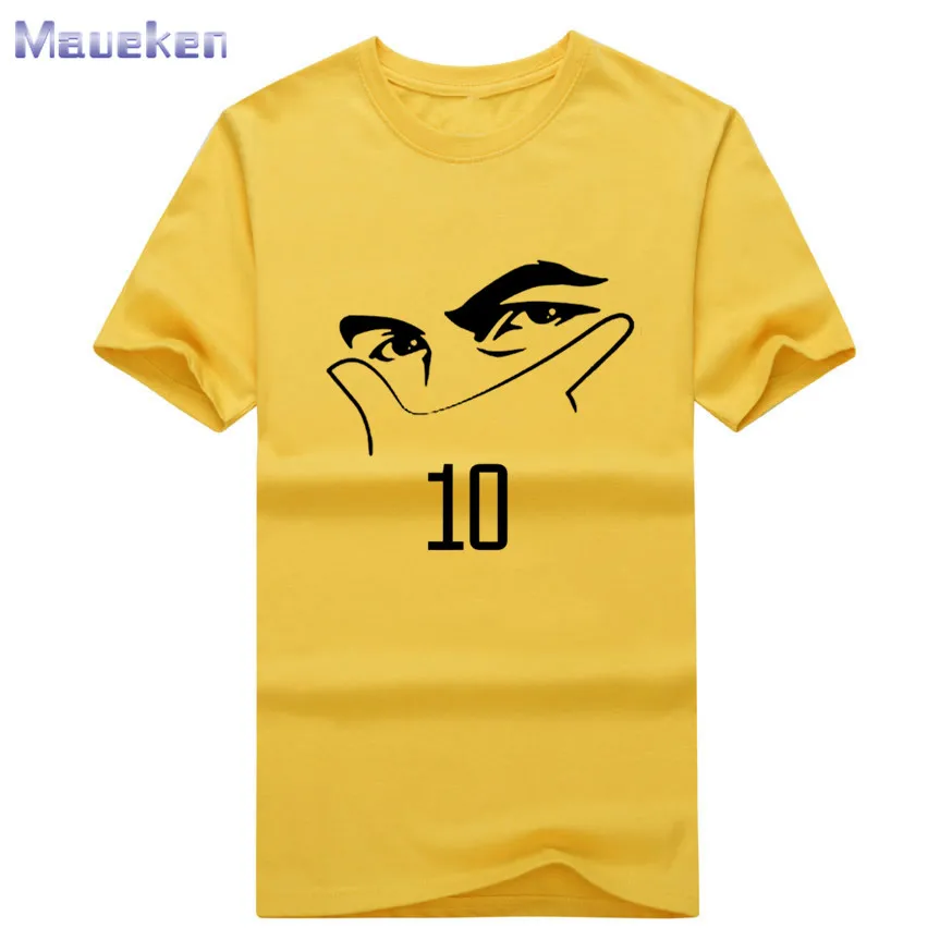 Новинка 2018 года футболки Paul Dybala #10 мужские из 100% хлопка подарок для фанатов 0810