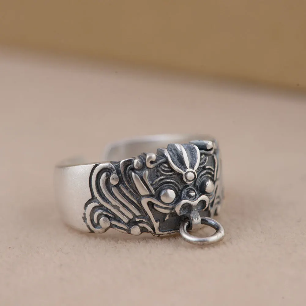 Мужское кольцо из серебра 925 пробы регулируемый размер|thai silver ring|silver ringring for |