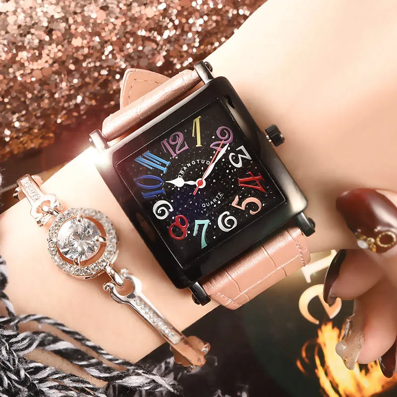 Кварцевые часы для пар популярные водонепроницаемые с веревкой подарок любителю