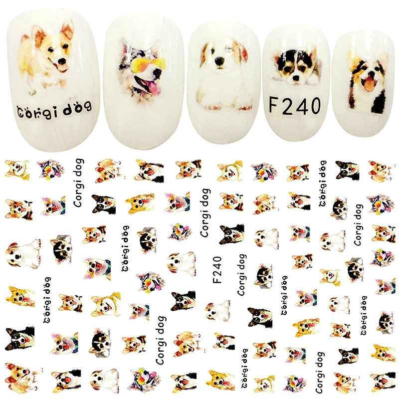 5 листов тонкий клей украшения для ногтей наклейки акриловые маникюра красота