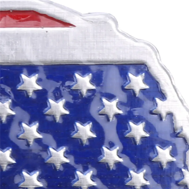 2019 горячая Распродажа алюминиевая наклейка на автомобиль с картой Франции флаг