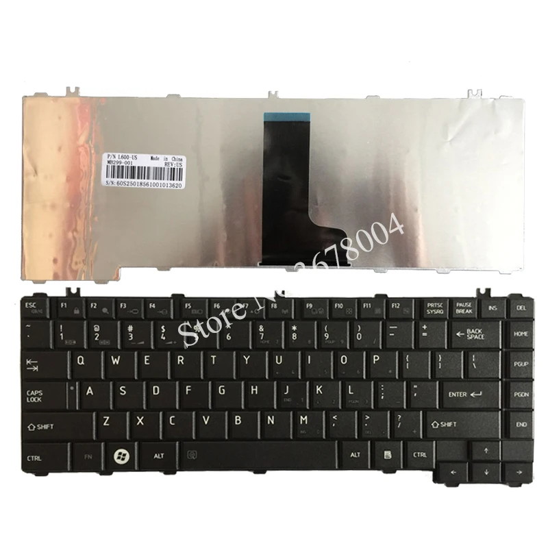 Новинка Клавиатура для ноутбука toshiba Satellite C600D L640 L600 L600D L630 C640 C645 L700 L730 L635 US