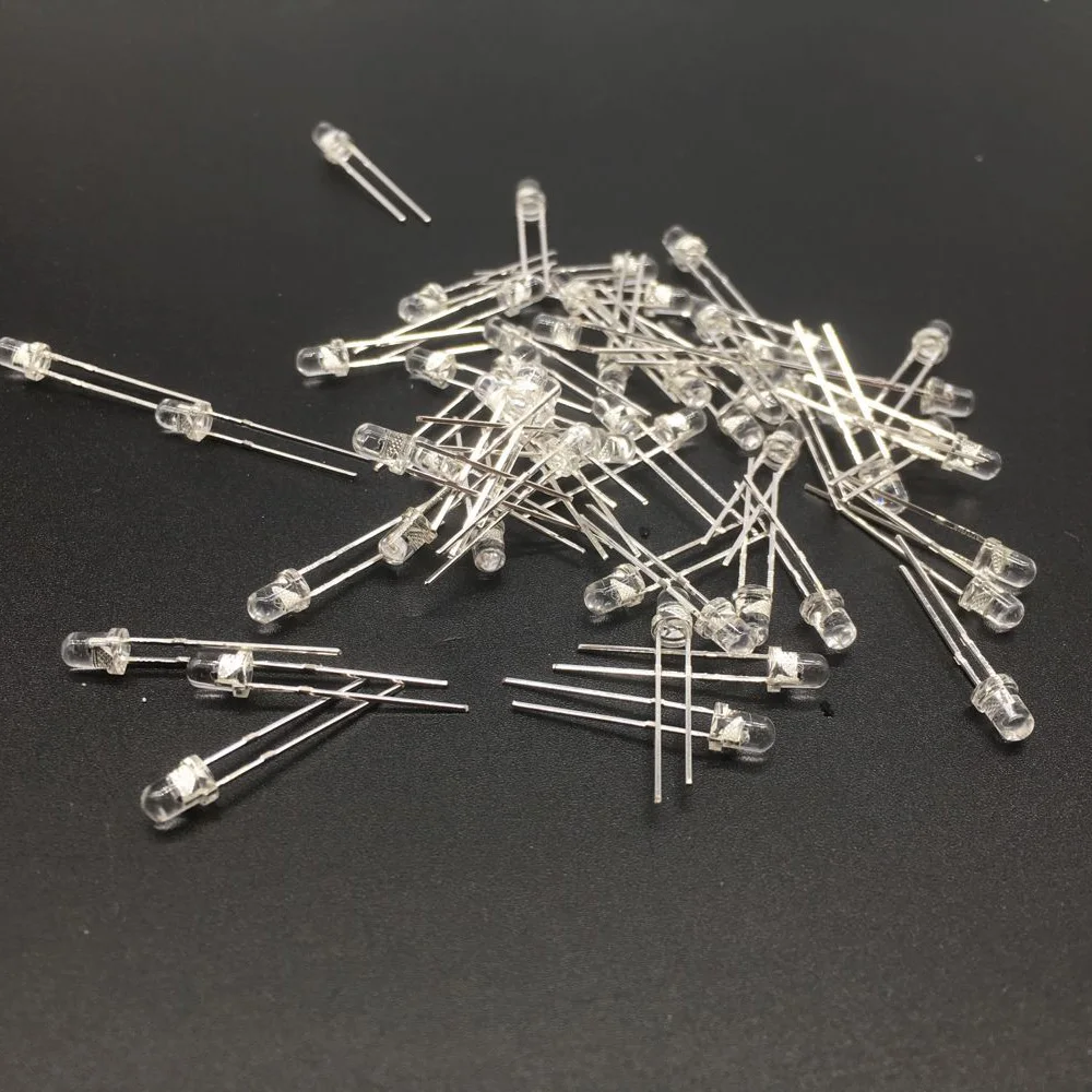 100X F5 5 мм круглый медленная цветная (RGB) Быстрый RGB светодиодной вспышкой светодиод