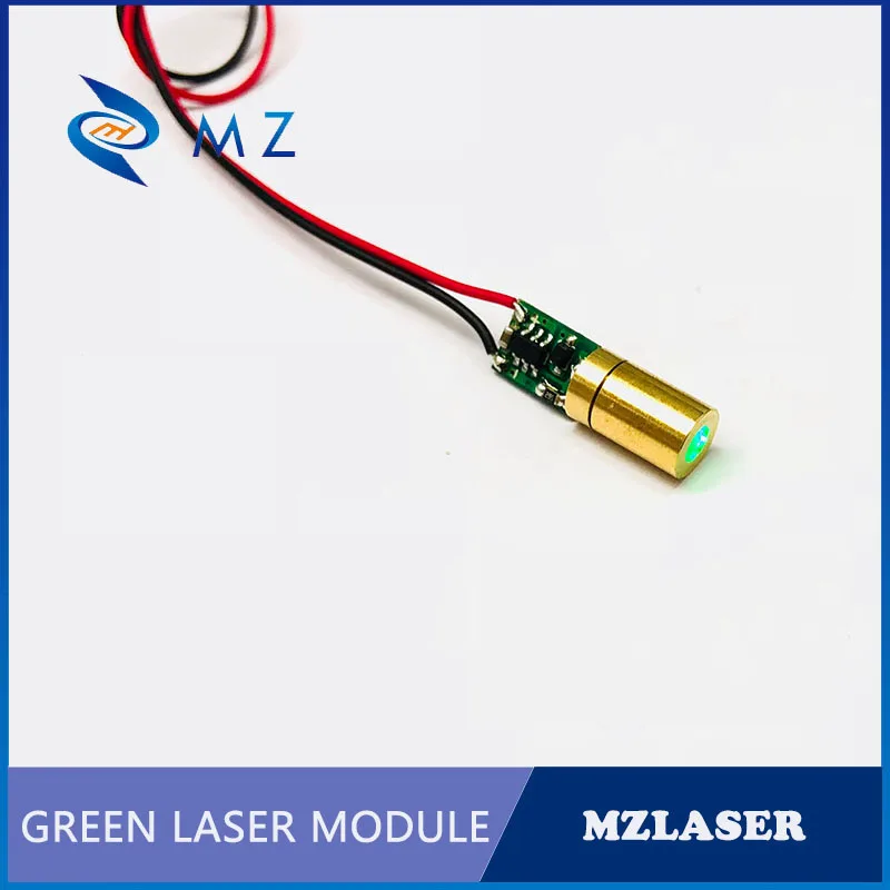 Зеленый Промышленный лазерный модуль с точечным приводом APC 6 мм 520nm1mw|Запчасти